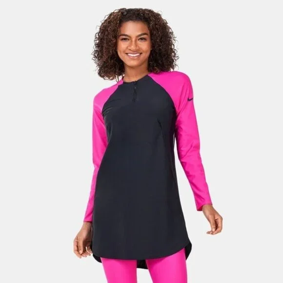 Nike Victory Long-Sleeve Swim Dress Size XS Swim
